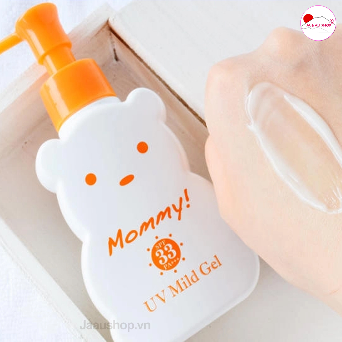 Kem chống nắng cho bé dạng Gel KISSME MOMMY UV MILD GEL SPF33 PA+++ 100g công dụng
