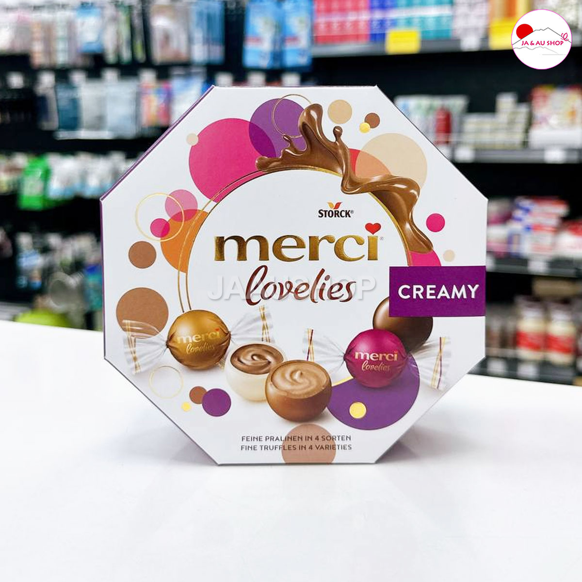 Giới thiệu sản phẩm Kẹo Socola Merci Lovelies Creamy Đức 185g