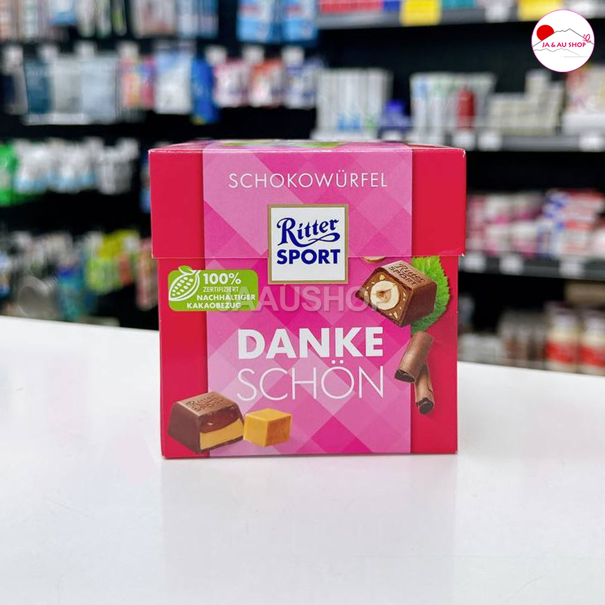 Kẹo Socola Ritter Sport Danke Schön của Đức 176g - Mix 5 vị