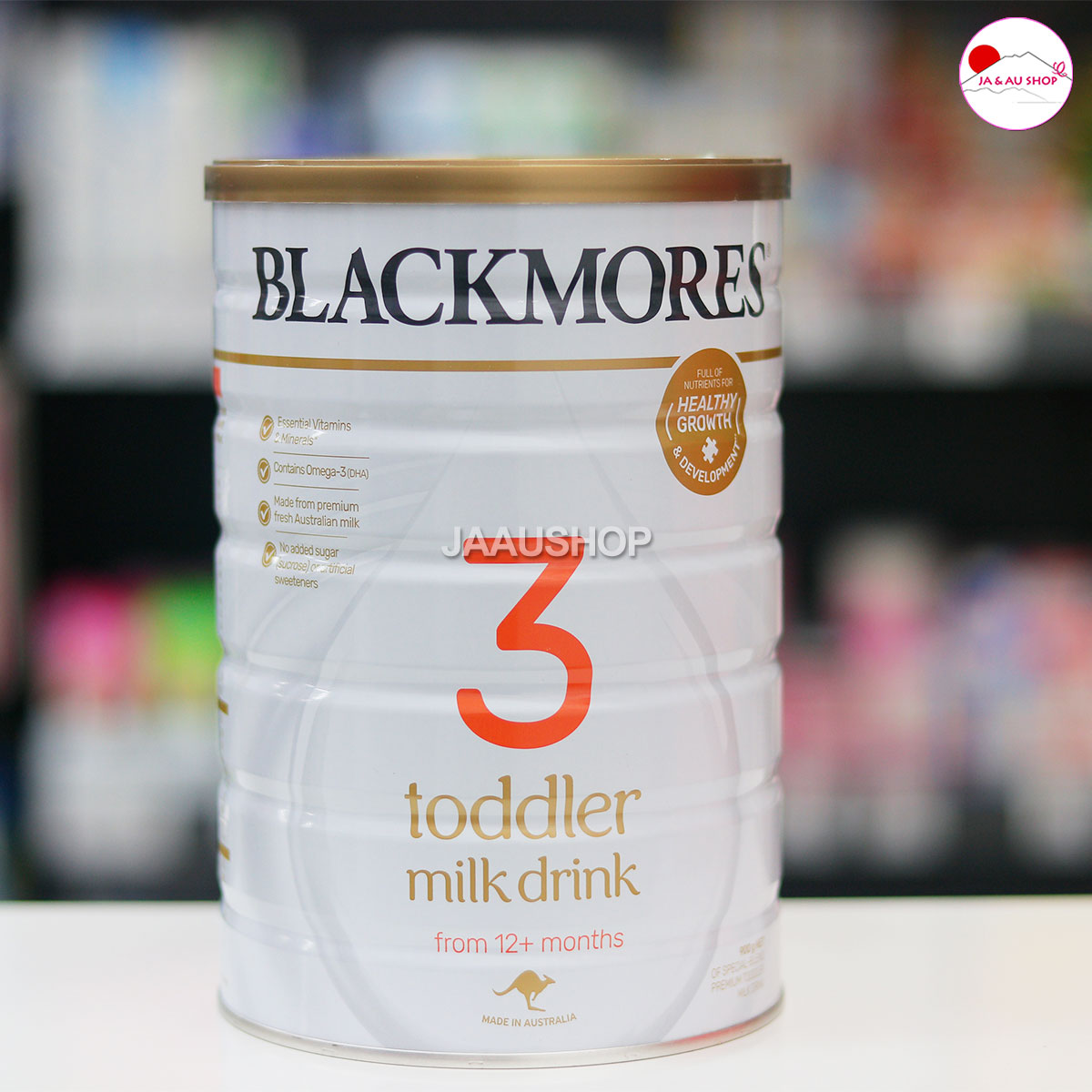 Sữa Blackmores Số 3 Toddler Milk Drink 900g Cho Bé Trên 12 Tháng Tuổi cung cấp các thành phần dinh dưỡng cần thiết giúp trẻ phát triển toàn diện