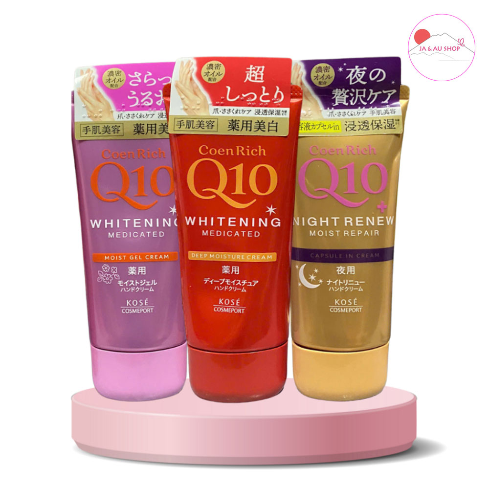 Thành Phần Chính Có Trong Kem Dưỡng Da Tay Kose Coen Rich Q10 Màu Đỏ