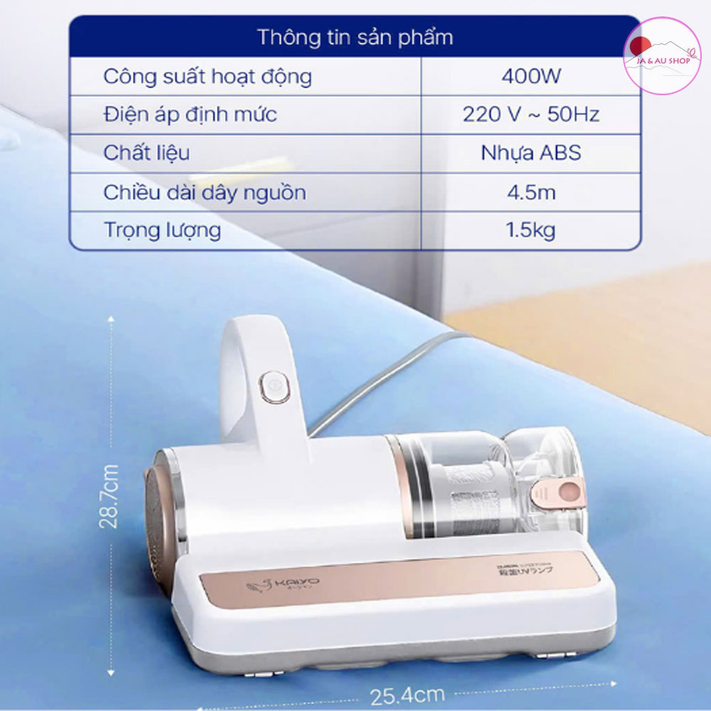 Máy Hút Bụi Giường Đệm Kaiyo KGV-4106 11