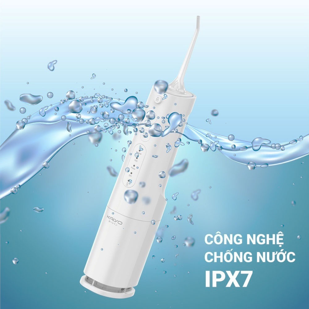 Máy Tăm Nước Kaiyo Extra Water Tank 4 chế độ 12