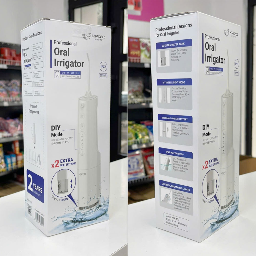 Máy Tăm Nước Kaiyo Extra Water Tank 4 chế độ 14