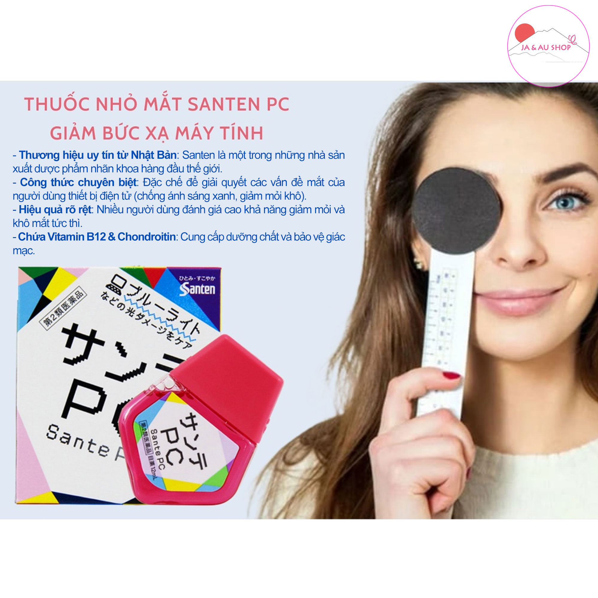 Công Dụng Nổi Bật Của Nước Nhỏ Mắt Santen PC 12ml