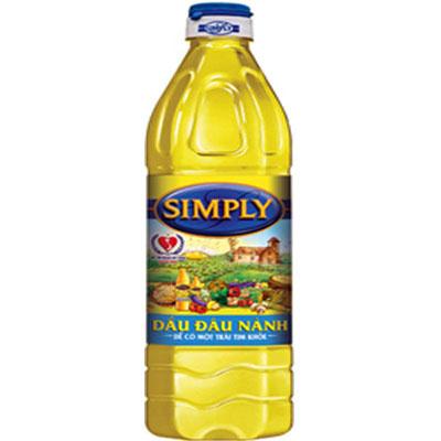 Dầu Ăn Simply Đậu Nành 1l