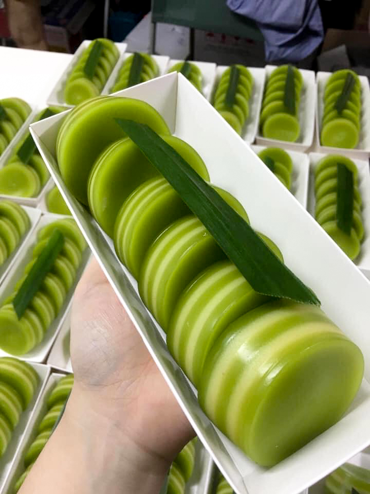 Bánh Pandan lá dứa - bánh da lợn chuẩn vị miền Tây