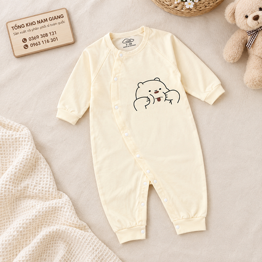 Body dài tay thun lạnh VTKids VTBODY10
