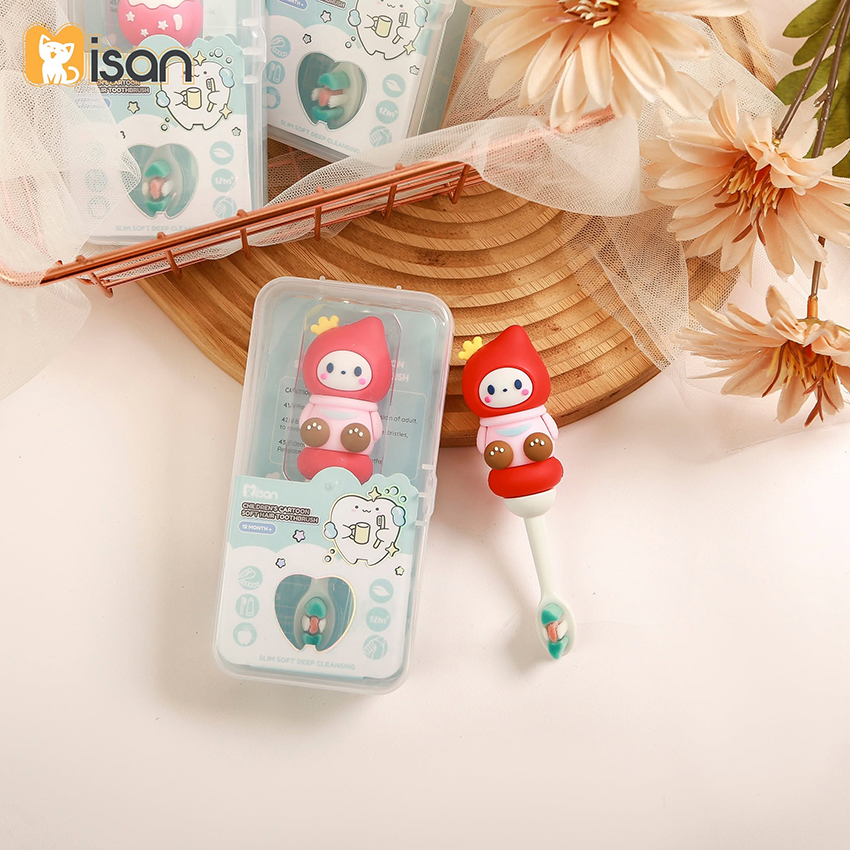 Bàn chải đánh răng Misan lông tơ hình thú