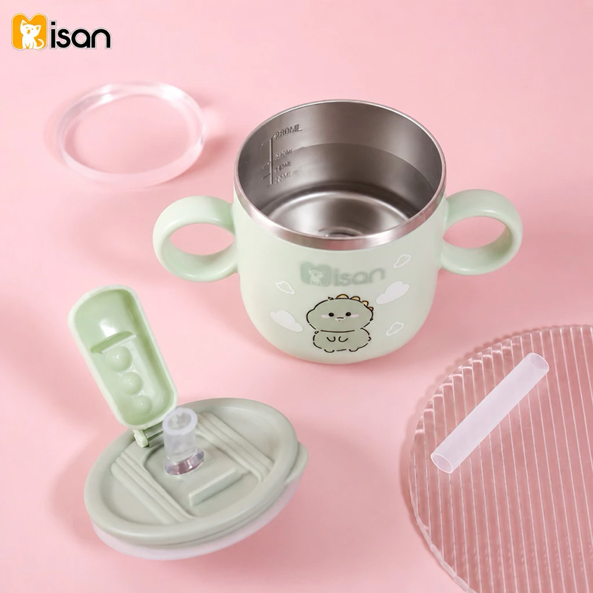 Cốc tập uống inox Misan