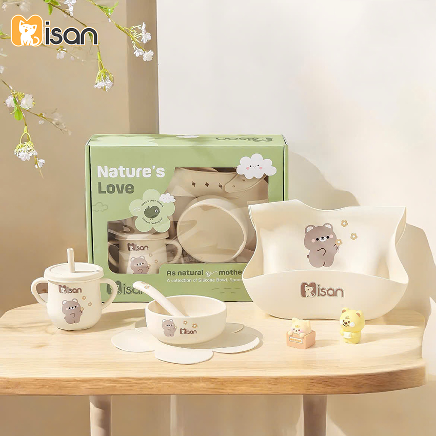 Set ăn dặm silicon Misan Nature’s Love