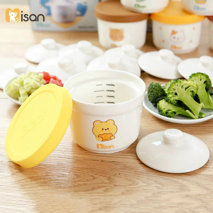 Hũ sứ Misan 2 nắp 250ml
