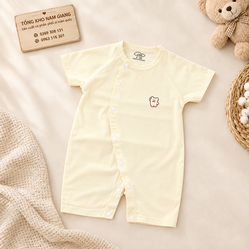Body sơ sinh cộc tay petit VTKids VTBODY17