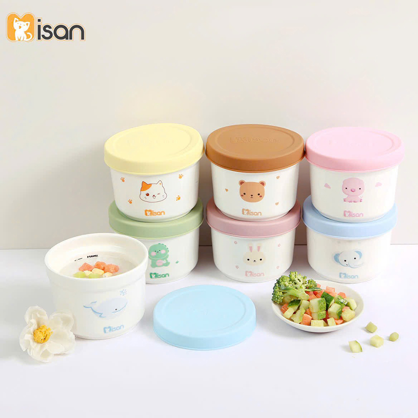 Hũ sứ Misan 2 nắp 250ml