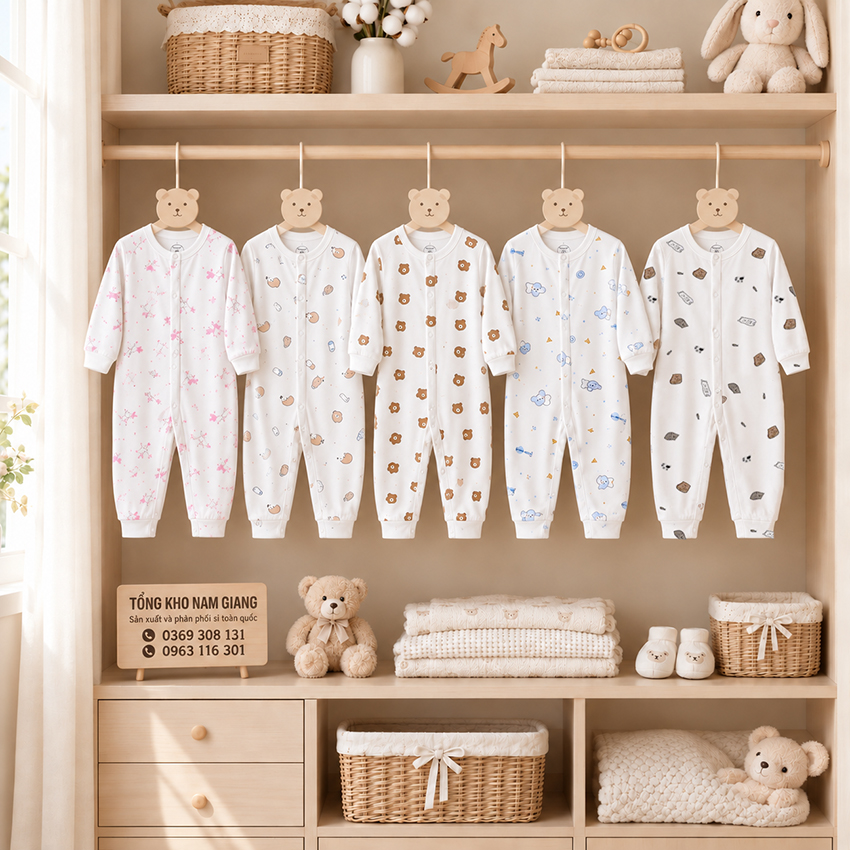 Body dài tay thun lạnh VTKids VTBODY9