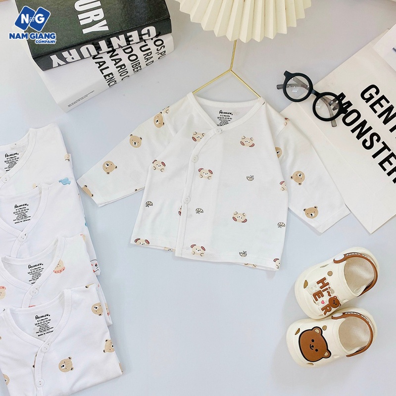 Áo dài sơ sinh thun lạnh Avarler A1