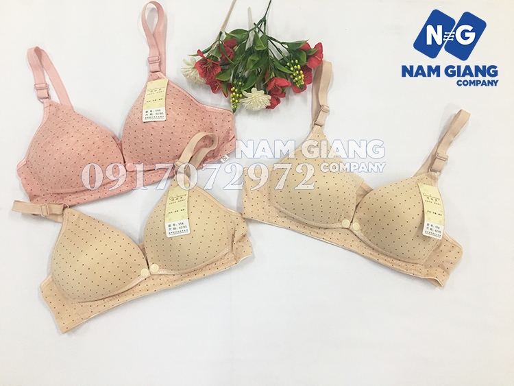 Áo ngực cho con bú chấm bi có đệm