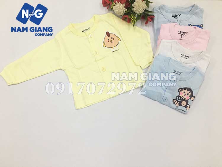 Áo sơ sinh dài tay carter