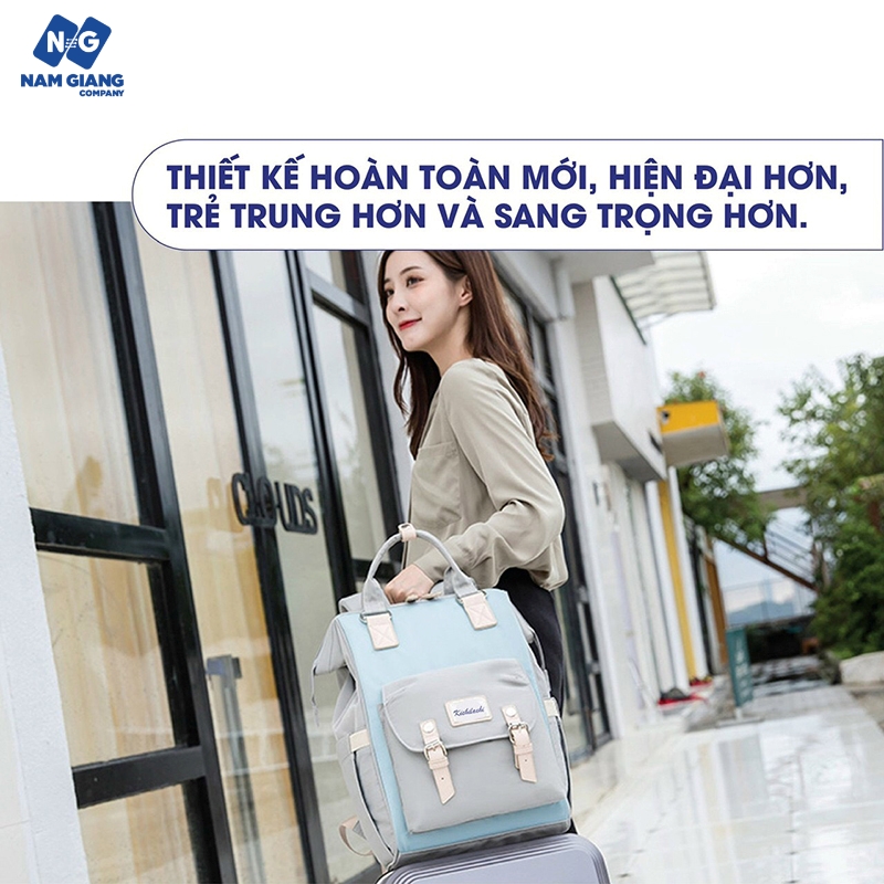 Balo bỉm sữa giữ nhiệt KICHILACHI