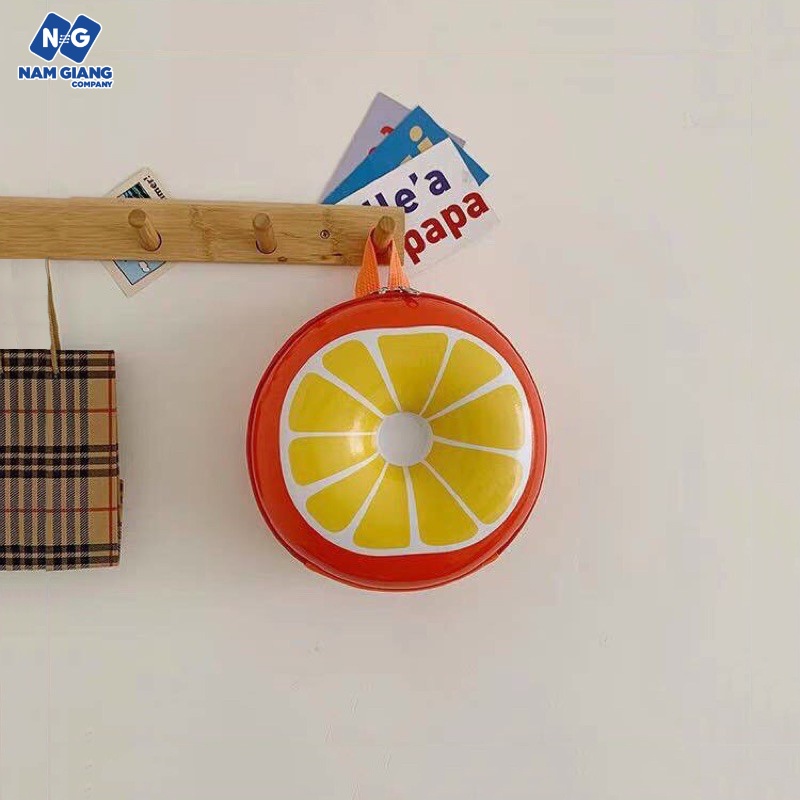 Balo đi học hình hoa quả cho bé mẫu giáo