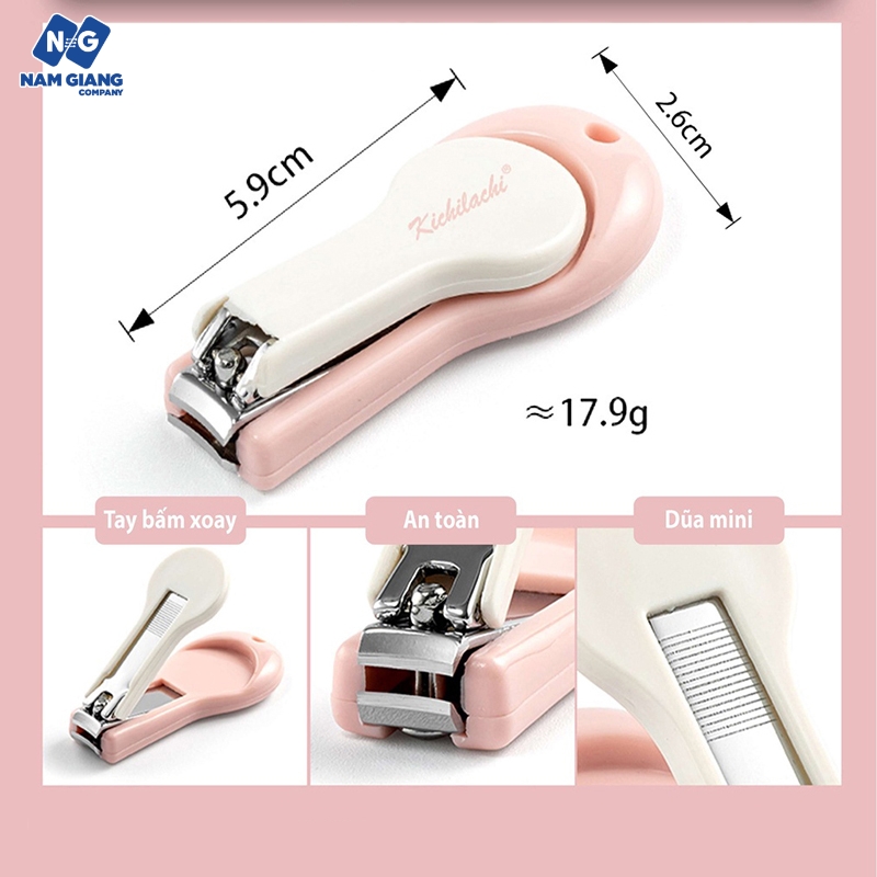 Bấm móng tay kichilachi cho bé