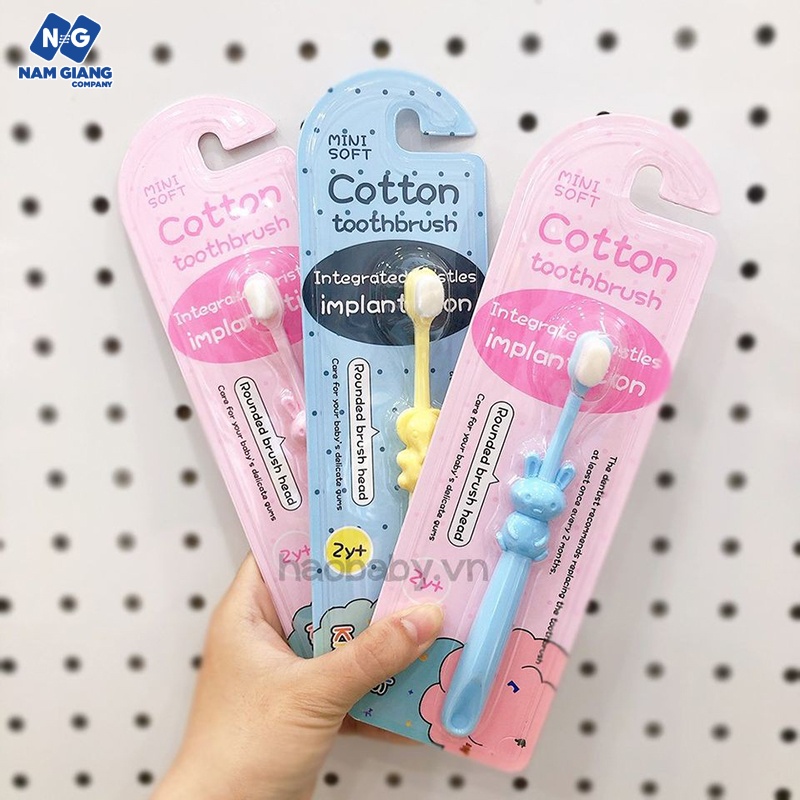 Bàn chải đánh răng lông tơ siêu mềm cho bé