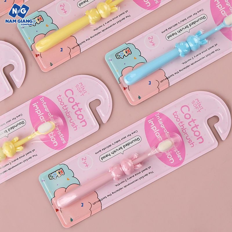 Bàn chải đánh răng lông tơ siêu mềm cho bé