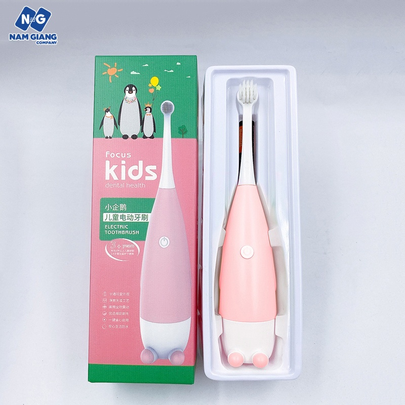 Bàn chải điện tự động đánh răng cho bé Pin AA