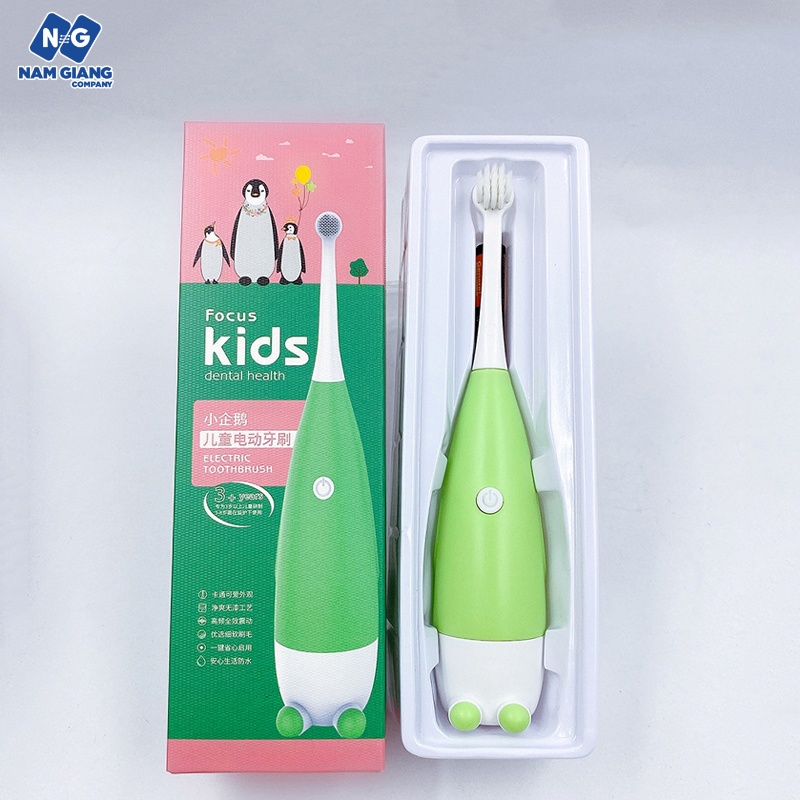 Bàn chải điện tự động đánh răng cho bé Pin AA