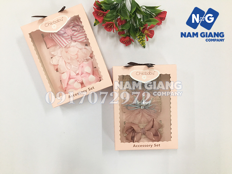 Băng đô bờm tóc CHICK BABY cho bé gái (hộp 3 chiếc)