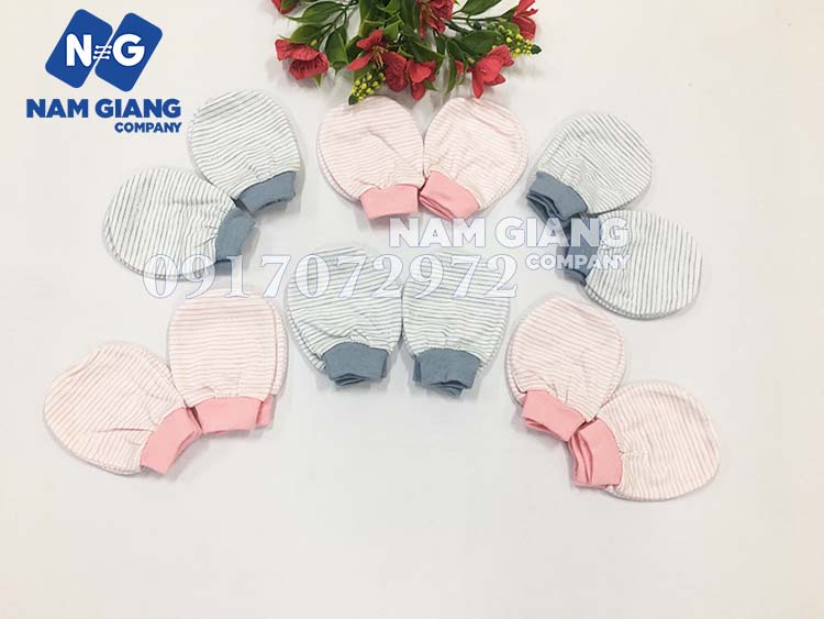 Bao tay mio kẻ bo sơ sinh (Sét 2 đôi)