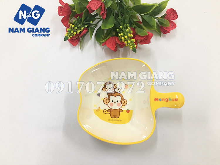 Bát ăn bột hình quả táo 342