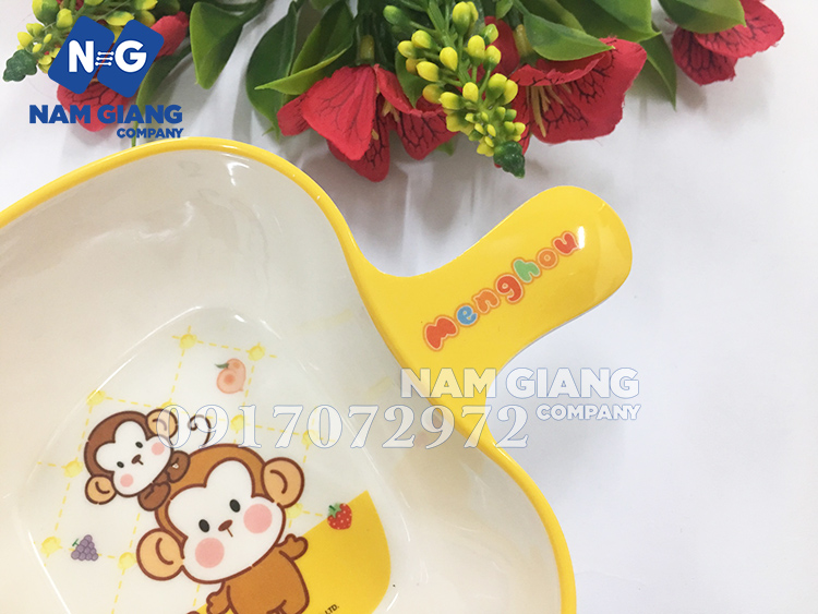 Bát ăn bột hình quả táo 342