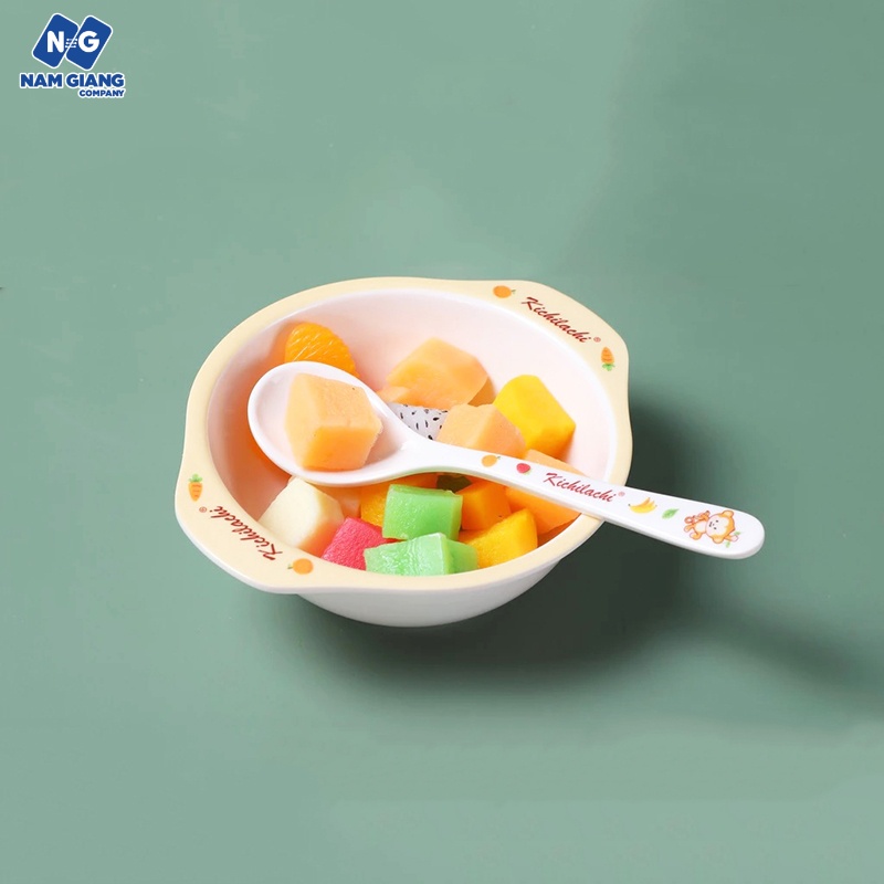 Bát ăn dặm 2 quai nhỏ KICHI H202