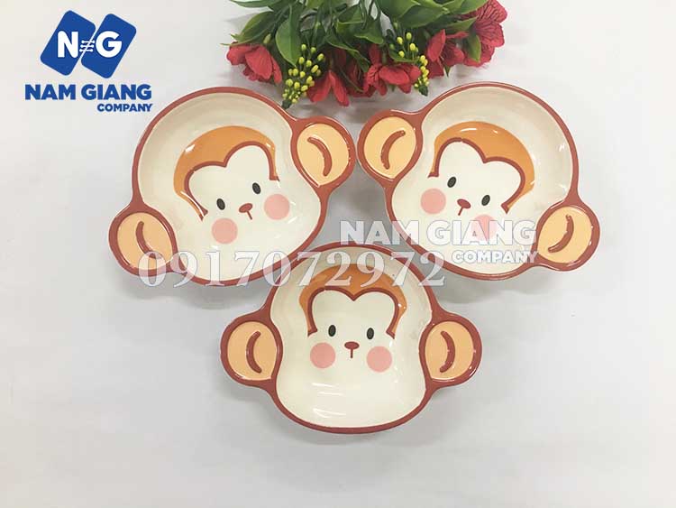 Bát ăn dặm khỉ 6048