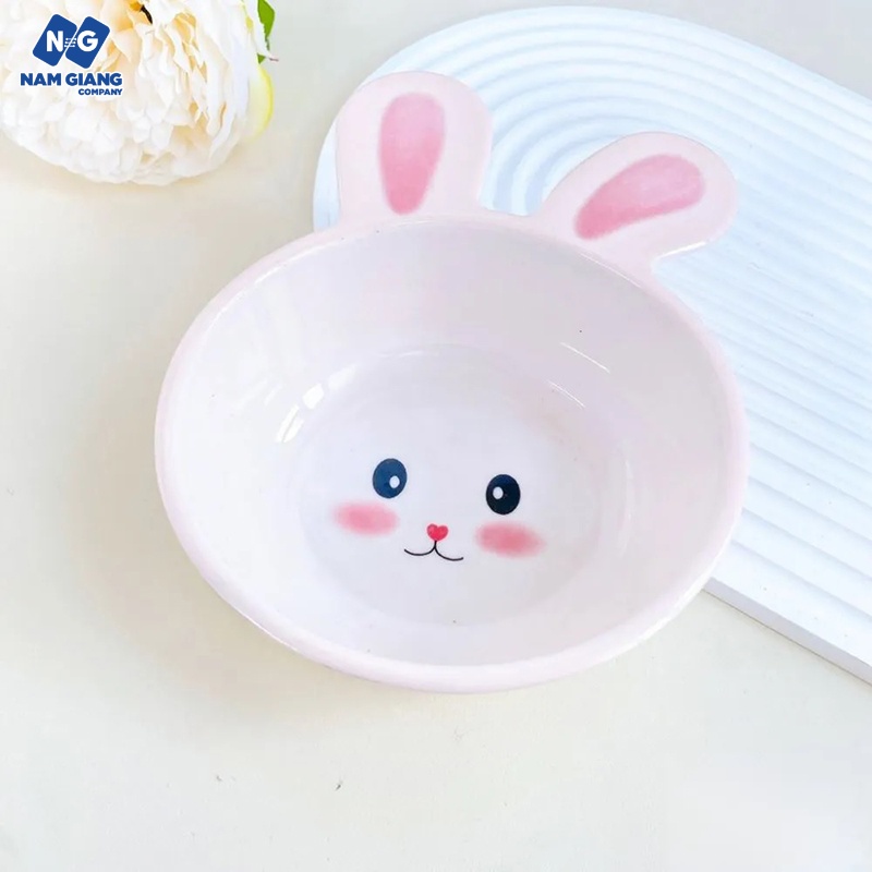 Bát ăn dặm sợi tre hình thú HONPER