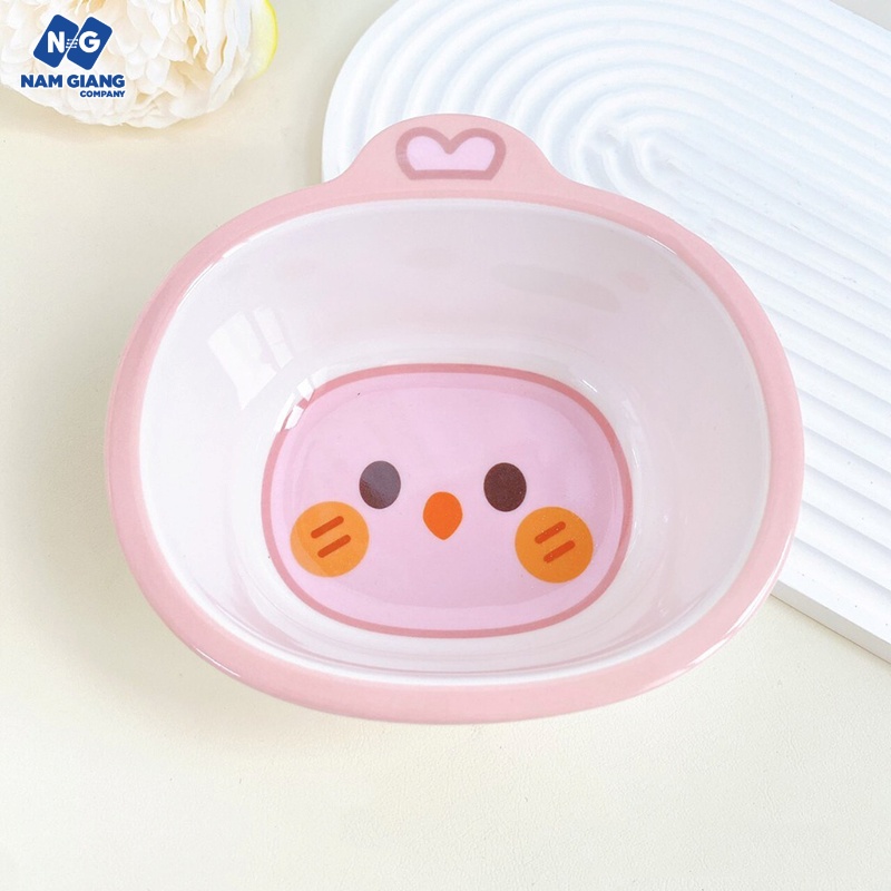 Bát ăn dặm sợi tre hình thú HONPER