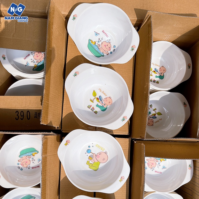 Bát ăn dặm nhựa phíp cho bé