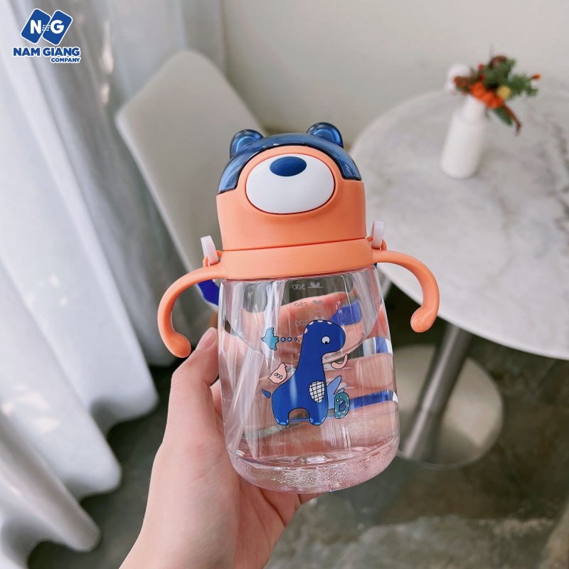 Bình hút chống sặc cho bé hình gấu 300ml