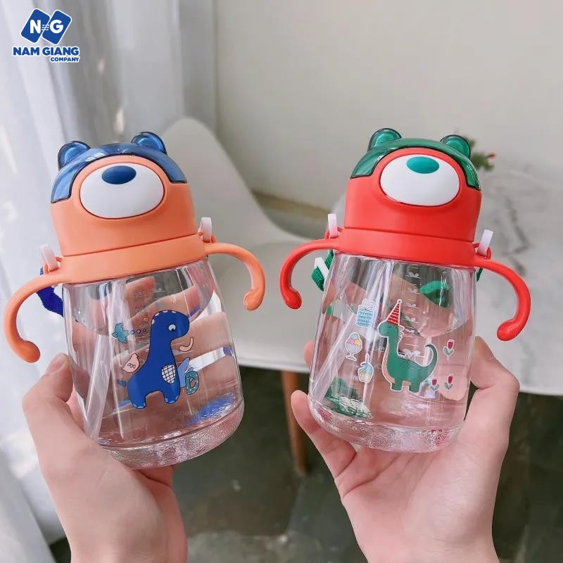 Bình hút chống sặc cho bé hình gấu 300ml