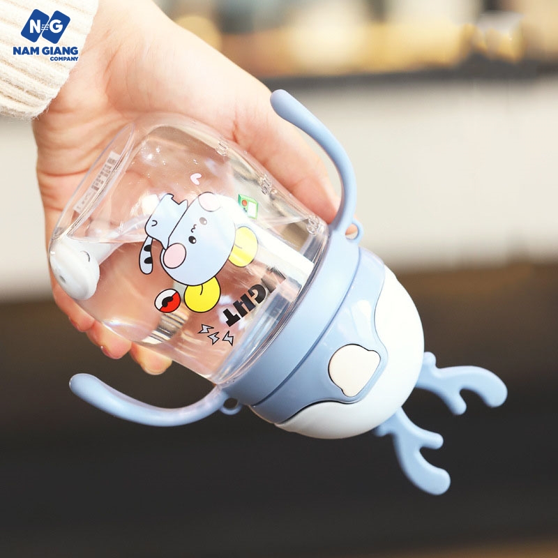 Bình nước chống sặc hình hươu 300ml
