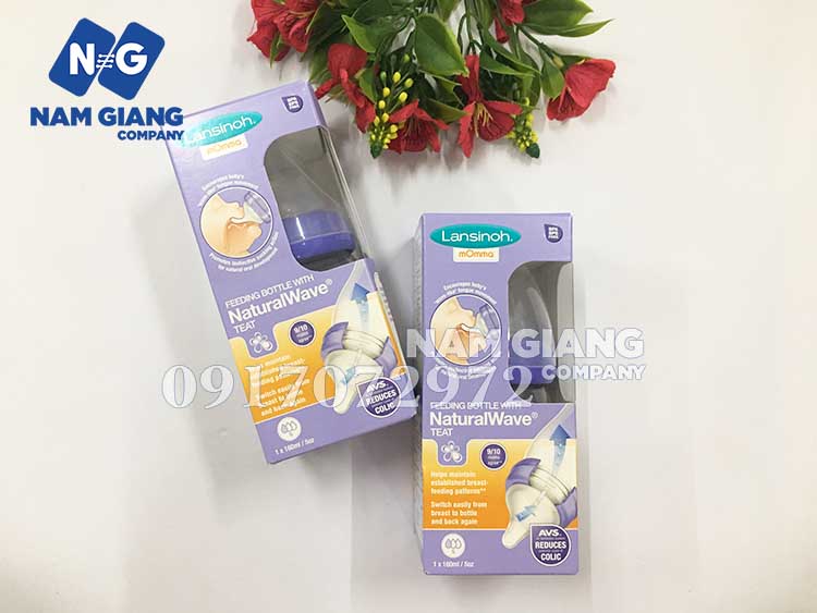 Bình sữa Lasinoh Momma Mỹ 160ml