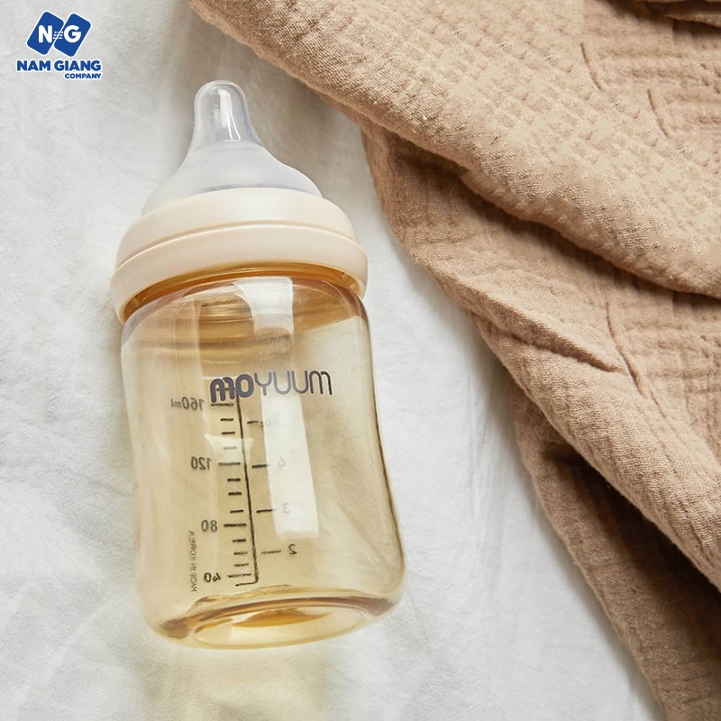 Bình sữa moyuum trơn 170ml chính hãng