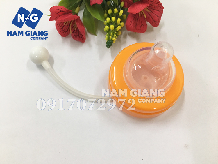 Bình sữa NANO WESSER nhựa cổ rộng 260ml
