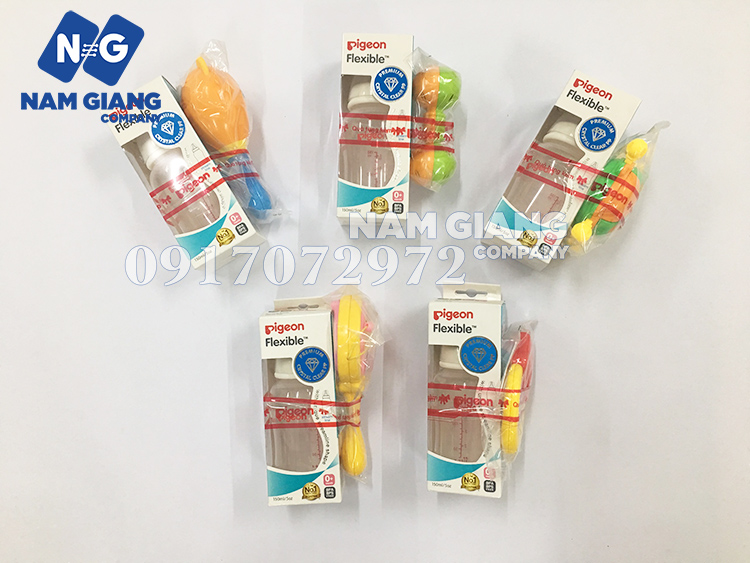 Bình sữa Pigeon nhựa Flexible 150ml
