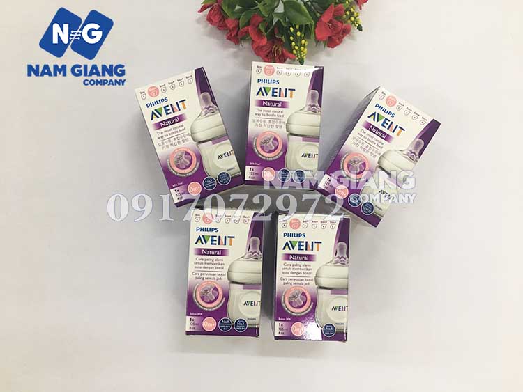 Bình sữa Philips Avent cổ rộng 125ml