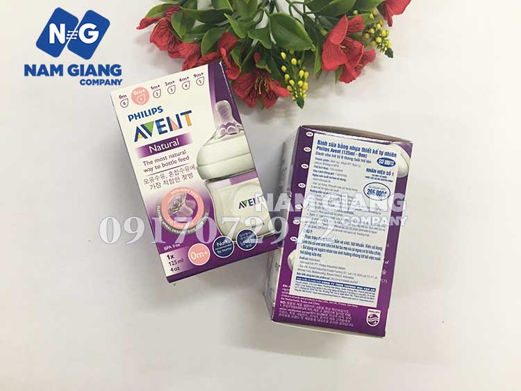 Bình sữa Philips Avent cổ rộng 125ml
