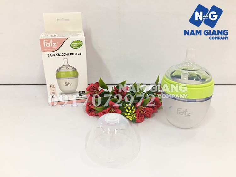 Bình sữa silicon cao cấp Fatz baby 150ml