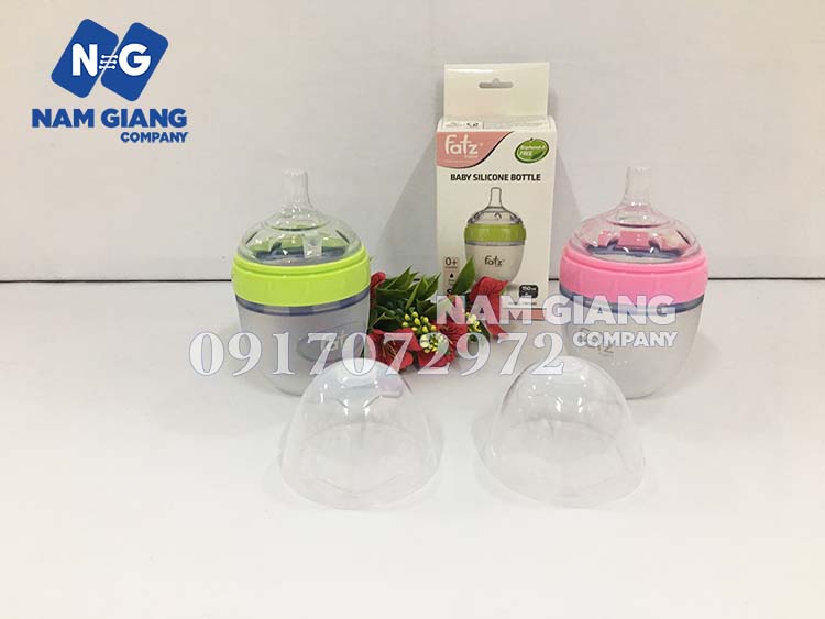 Bình sữa silicon cao cấp Fatz baby 150ml