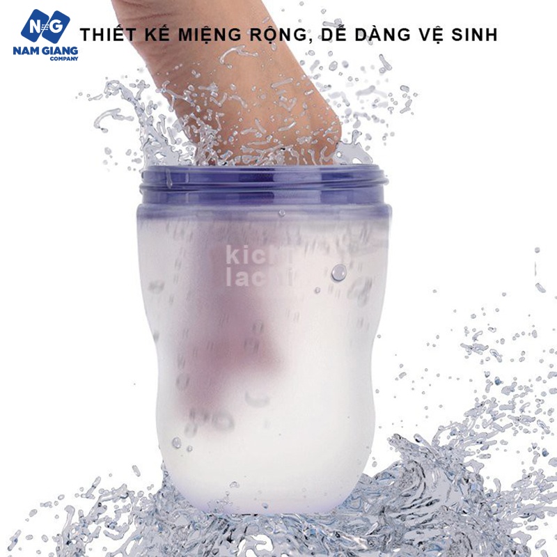 Bình sữa silicon KICHI 150ml, 250ml
